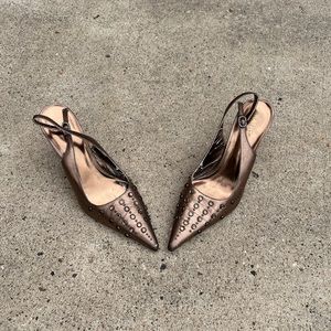 Y2K Pointed Toe Kitten Heel